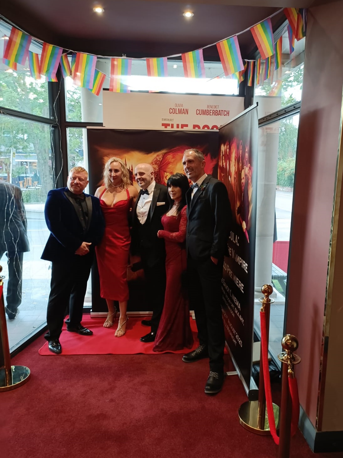 the cast and crew of Dracula Rise of the Vampire at the premiere